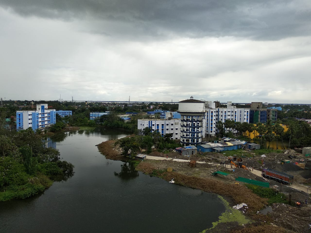 college top view